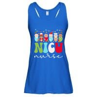 Nicu Nurse Christmas Nicu Nursing Xmas Party Gift Ladies Essential Flowy Tank