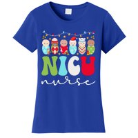 Nicu Nurse Christmas Nicu Nursing Xmas Party Gift Women's T-Shirt