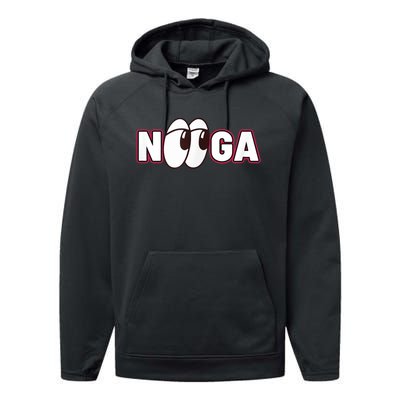 Nooga Nooga Chattanooga State Baseball Sports Performance Fleece Hoodie