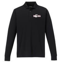 Nooga Nooga Chattanooga State Baseball Sports Performance Long Sleeve Polo