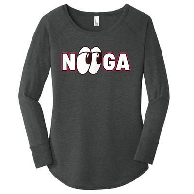 Nooga Nooga Chattanooga State Baseball Sports Women's Perfect Tri Tunic Long Sleeve Shirt