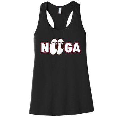 Nooga Nooga Chattanooga State Baseball Sports Women's Racerback Tank