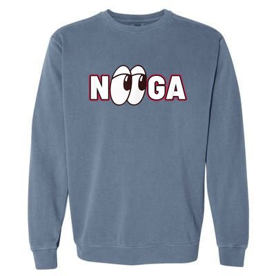 Nooga Nooga Chattanooga State Baseball Sports Garment-Dyed Sweatshirt