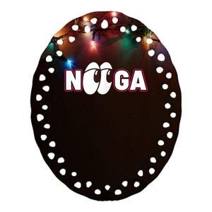 Nooga Nooga Chattanooga State Baseball Sports Ceramic Oval Ornament