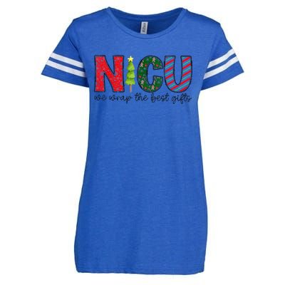 Nicu Nurse Christmas Neonatal Icu Nurse T Holiday Nicu Nurse Enza Ladies Jersey Football T-Shirt