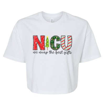 Nicu Nurse Christmas Neonatal Icu Nurse T Holiday Nicu Nurse Bella+Canvas Jersey Crop Tee