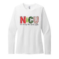 Nicu Nurse Christmas Neonatal Icu Nurse T Holiday Nicu Nurse Womens CVC Long Sleeve Shirt