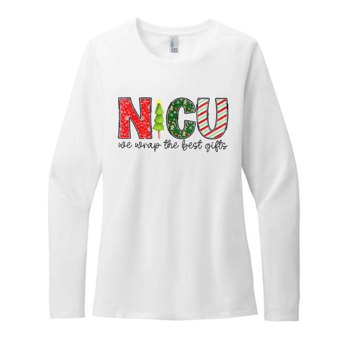 Nicu Nurse Christmas Neonatal Icu Nurse T Holiday Nicu Nurse Womens CVC Long Sleeve Shirt