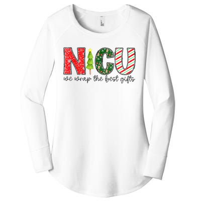 Nicu Nurse Christmas Neonatal Icu Nurse T Holiday Nicu Nurse Women's Perfect Tri Tunic Long Sleeve Shirt