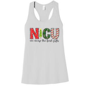 Nicu Nurse Christmas Neonatal Icu Nurse T Holiday Nicu Nurse Women's Racerback Tank