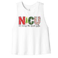 Nicu Nurse Christmas Neonatal Icu Nurse T Holiday Nicu Nurse Women's Racerback Cropped Tank