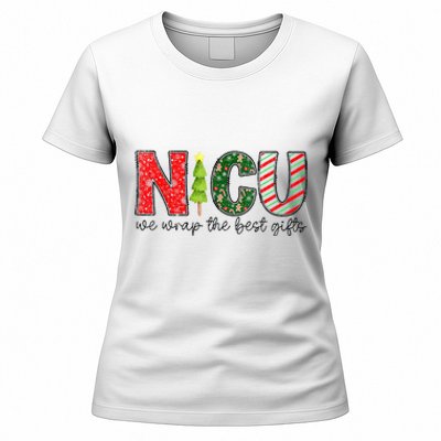 Nicu Nurse Christmas Neonatal Icu Nurse T Holiday Nicu Nurse Women's T-Shirt