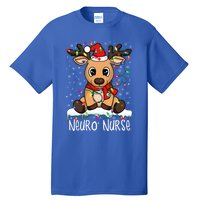 Neuro Nurse Christmas Reindeer Santa Claus Xmas Nurse Scrubs Gift Tall T-Shirt