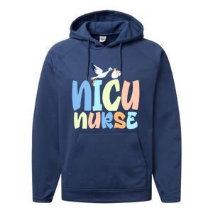 Nicu Nurse Designs Nicu Nurse Squad Cute Gift Performance Fleece Hoodie