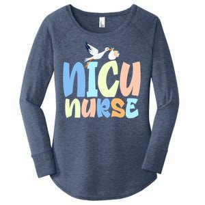 Nicu Nurse Designs Nicu Nurse Squad Cute Gift Women's Perfect Tri Tunic Long Sleeve Shirt