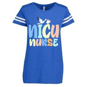 Nicu Nurse Designs Nicu Nurse Squad Cute Gift Enza Ladies Jersey Football T-Shirt