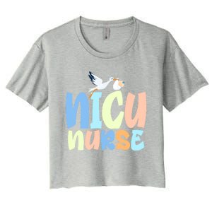 Nicu Nurse Designs Nicu Nurse Squad Cute Gift Women's Crop Top Tee