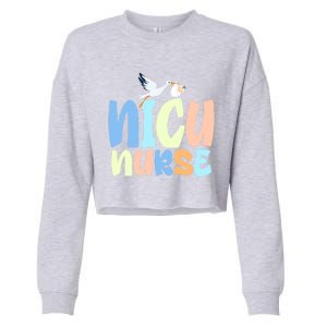 Nicu Nurse Designs Nicu Nurse Squad Cute Gift Cropped Pullover Crew