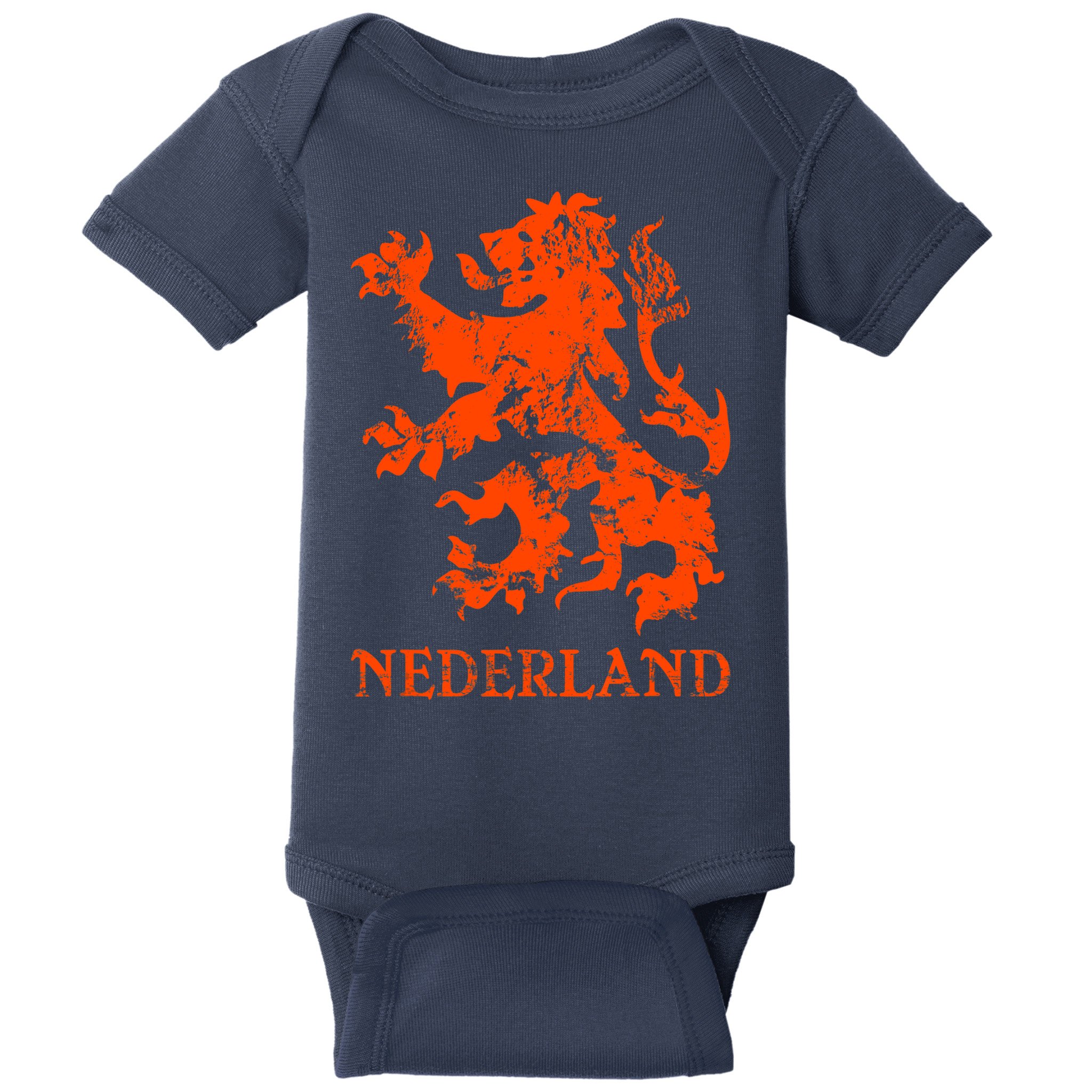 Netherlands Nederland Dutch Lion Baby Bodysuit
