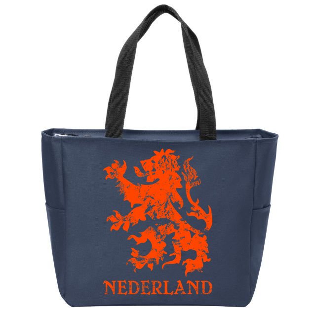 Netherlands Nederland Dutch Lion Zip Tote Bag