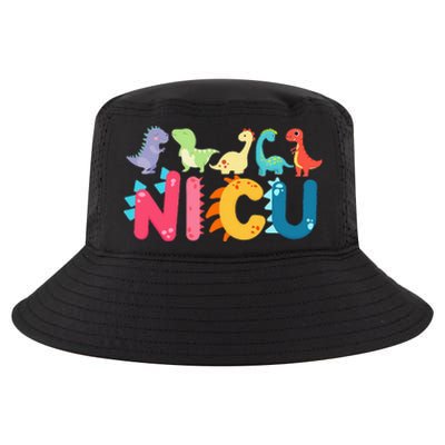 NICU Nurse Dinosaur Neonatal Intensive Care Unit Cool Comfort Performance Bucket Hat