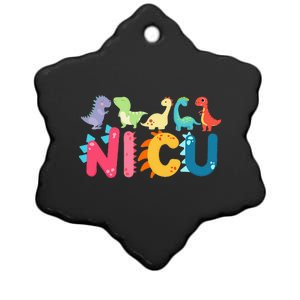 NICU Nurse Dinosaur Neonatal Intensive Care Unit Ceramic Star Ornament