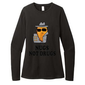 Nugs Not Drugs Funny Chicken Nugget Womens CVC Long Sleeve Shirt