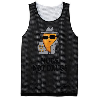 Nugs Not Drugs Funny Chicken Nugget Mesh Reversible Basketball Jersey Tank