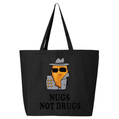 Nugs Not Drugs Funny Chicken Nugget 25L Jumbo Tote