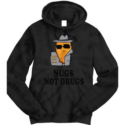 Nugs Not Drugs Funny Chicken Nugget Tie Dye Hoodie