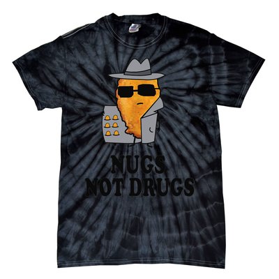 Nugs Not Drugs Funny Chicken Nugget Tie-Dye T-Shirt