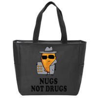 Nugs Not Drugs Funny Chicken Nugget Zip Tote Bag