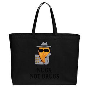 Nugs Not Drugs Funny Chicken Nugget Cotton Canvas Jumbo Tote