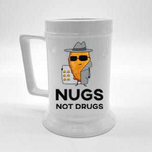 Nugs Not Drugs Funny Chicken Nugget Beer Stein