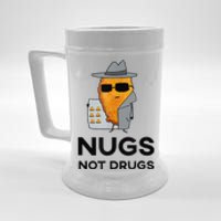 Nugs Not Drugs Funny Chicken Nugget Beer Stein