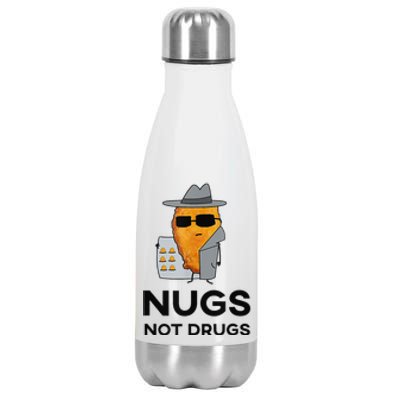 Nugs Not Drugs Funny Chicken Nugget Stainless Steel Insulated Water Bottle