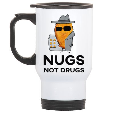 Nugs Not Drugs Funny Chicken Nugget Stainless Steel Travel Mug