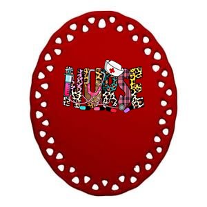 Nurse Nure`s Day Week Nurse Life Gift Ceramic Oval Ornament