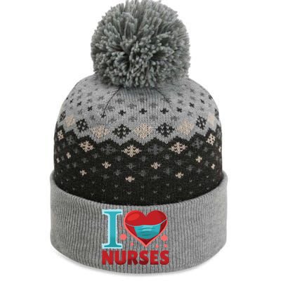 National Nurses Day May 6 I Heart Nurses Gratitude Design Gift The Baniff Cuffed Pom Beanie