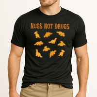 Nugs Not Drugs Dinosaur Chicken Nugget Cooling Performance Crew T-Shirt