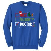 Nice Naughty Doctor Christmas Funny Xmas Santa Hat Gift Sweatshirt