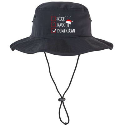 Nice Naughty Dominican Christmas List Dominican Republic Bucket Hat