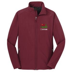 Nice Naughty Depends Christmas List Holiday Xmas 2024 Core Soft Shell Jacket