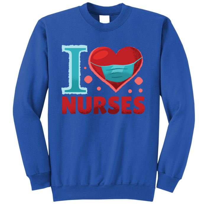 National Nurses Day May 6 I Heart Nurses Gratitude Design Gift Sweatshirt