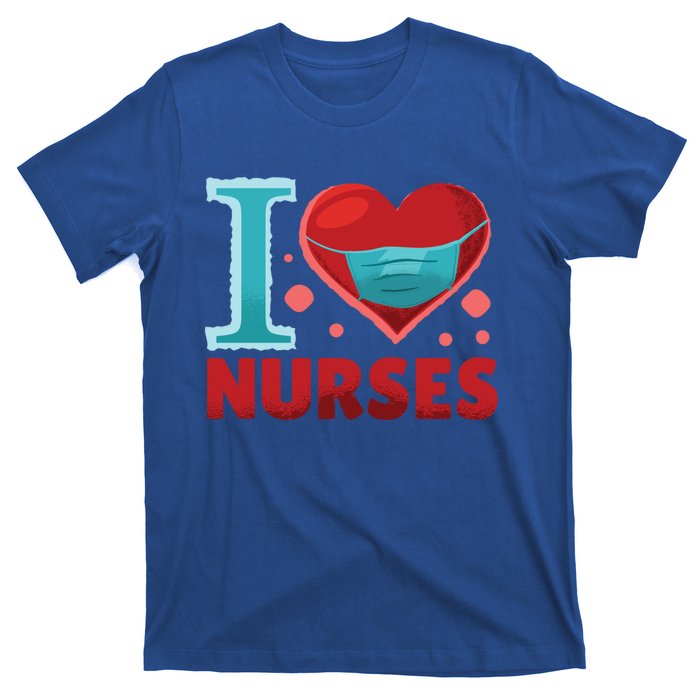 National Nurses Day May 6 I Heart Nurses Gratitude Design Gift T-Shirt