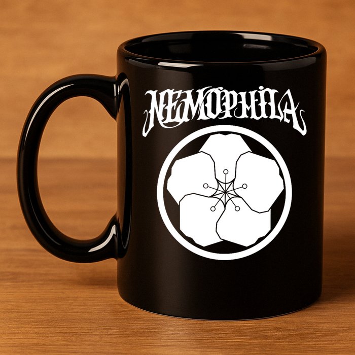 Nemophila 11oz C Handle Ceramic Mug