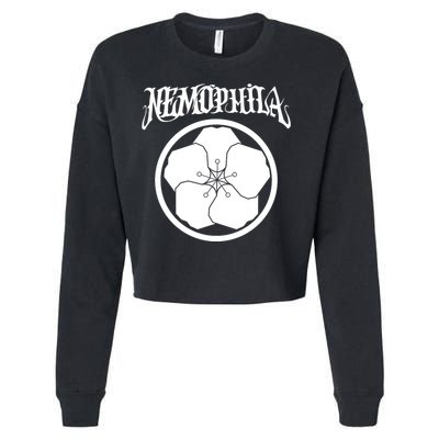 Nemophila Cropped Pullover Crew