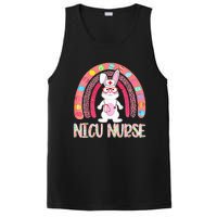 NICU Nurse Easter Nurse Floral Rainbow Bunny PosiCharge Competitor Tank