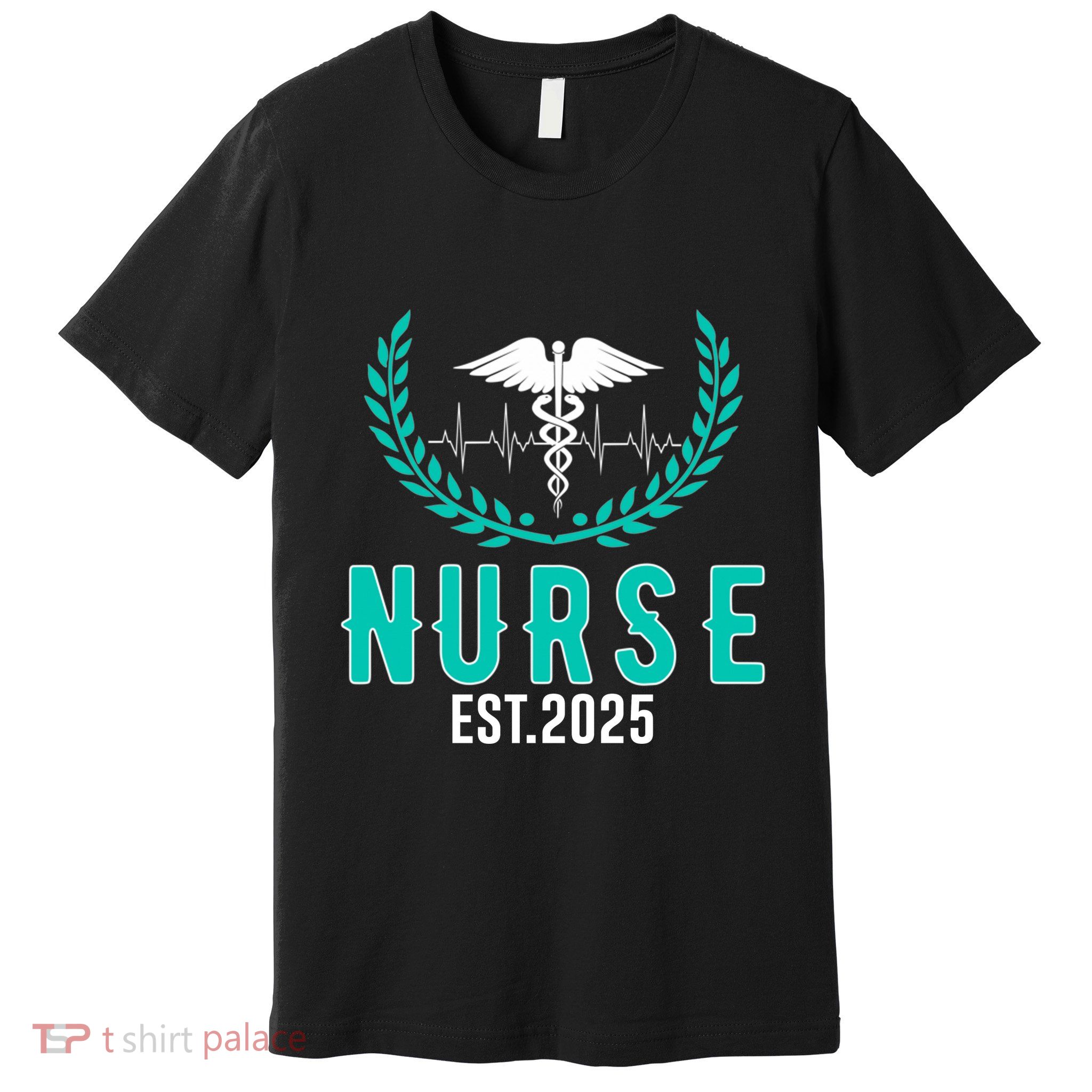 New Nurse Est 2025 Rn Nursing School Graduation Graduate Bsn Premium T-Shirt