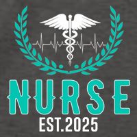 New Nurse Est 2025 Rn Nursing School Graduation Graduate Bsn Vector Backpack